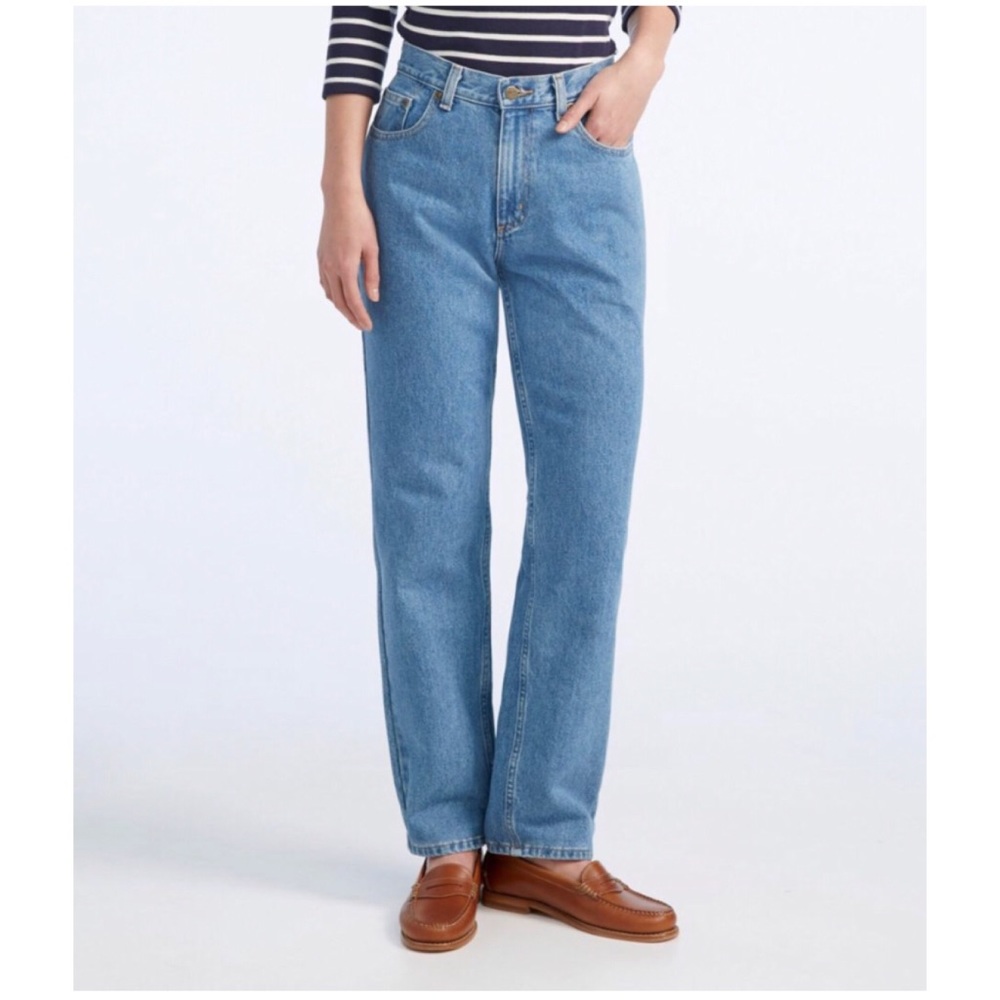 NWT L.L. Bean Original Fit Jeans Size 12